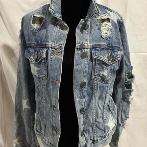 Miss Me Blue Denim Jacket